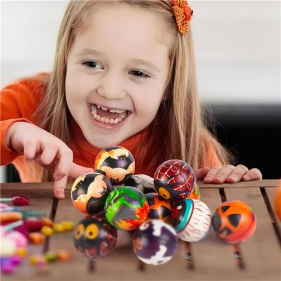12PCS Halloween Stress Balls, Halloween Squishies Sensory Fidget Toys - Picture 6 of 7